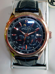 Новые часы Armand Nicolet complete calendar в розовом золоте 750 пробы